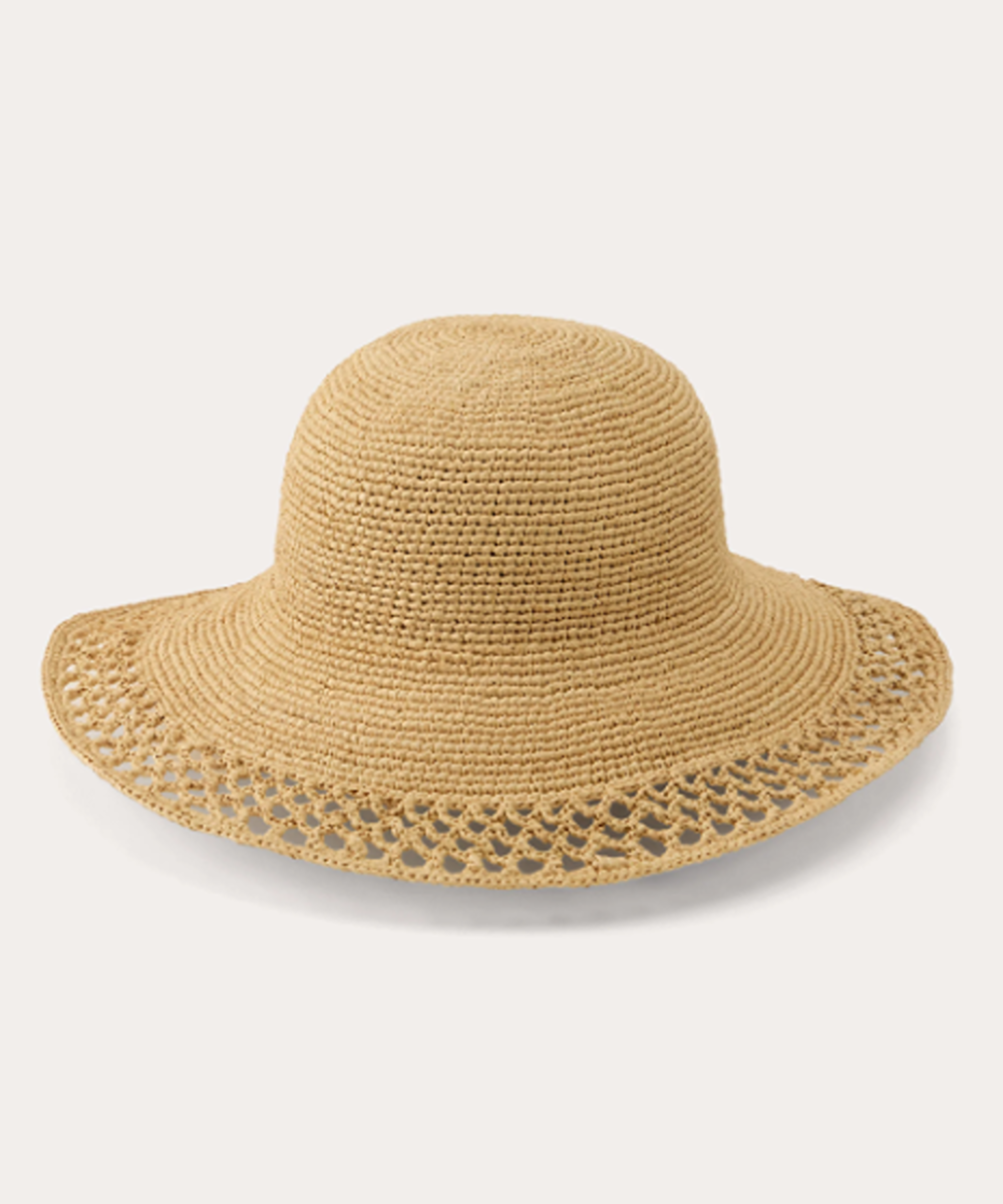 Helen Kaminski Zuri Crocheted Raffia Sun Hat