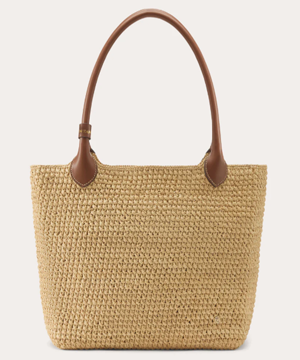 Helen Kaminski Ampara Crocheted Raffia Tote