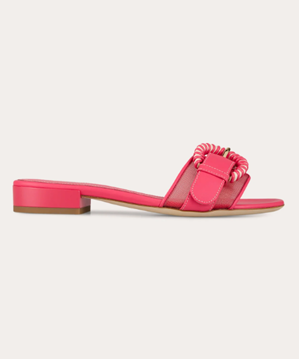 RODO Opal Mesh Leather Buckle Sandal