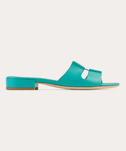 RODO New Sellier Laser-Cut Leather Sandal