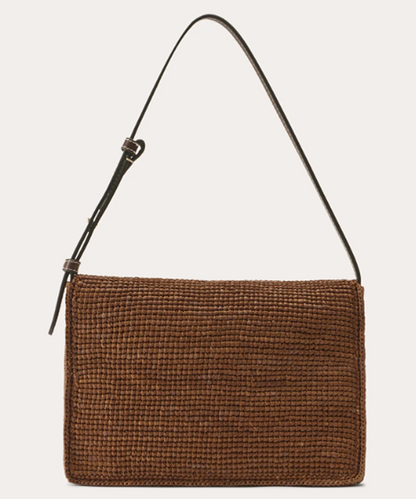 Helen Kaminski Poppy Crocheted Raffia Crossbody Bag