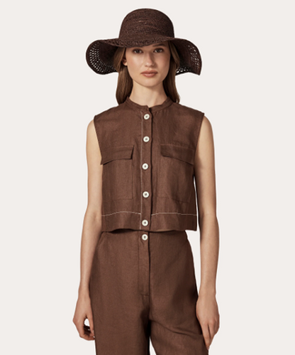 Helen Kaminski Zuri Crocheted Raffia Sun Hat