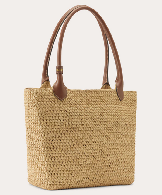 Helen Kaminski Ampara Crocheted Raffia Tote