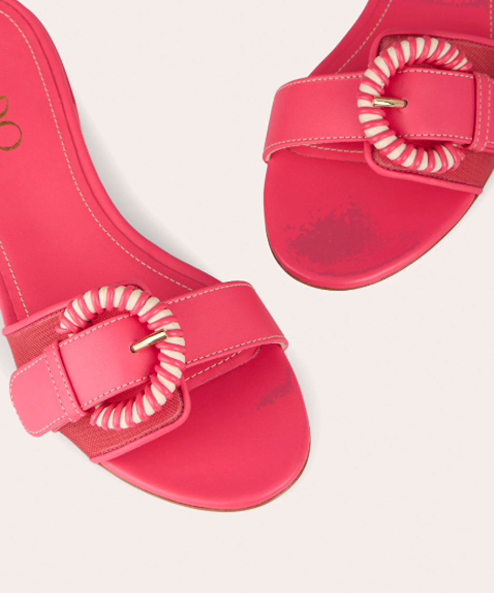RODO Opal Mesh Leather Buckle Sandal