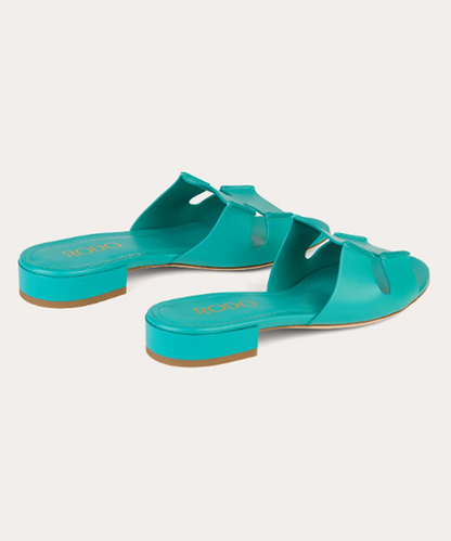 RODO New Sellier Laser-Cut Leather Sandal