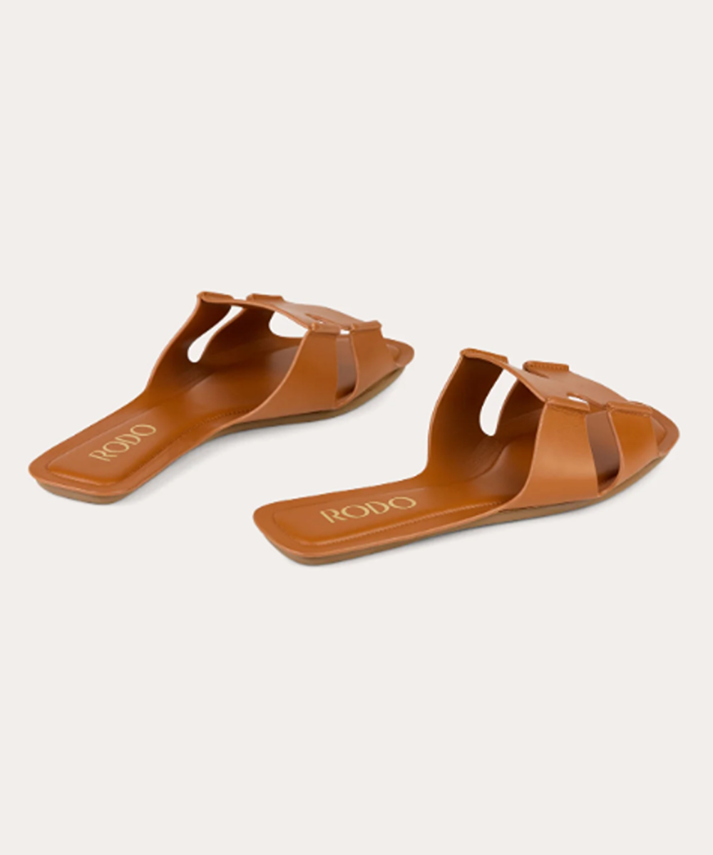 RODO Sellier Laser-Cut Leather Sandal